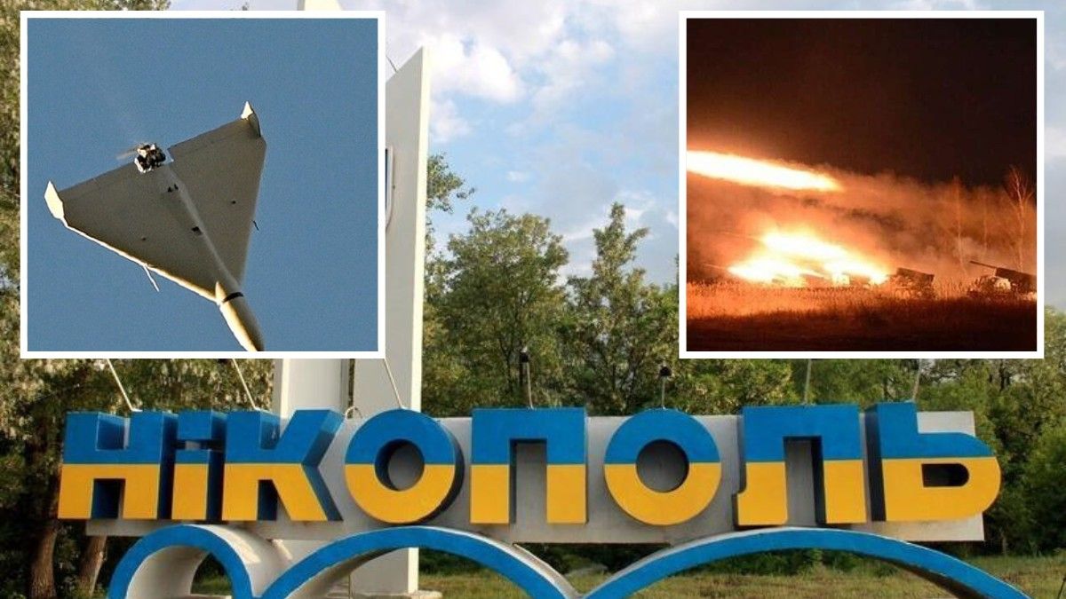 Дроны-камикадзе и артиллерия: войска рф атаковали Никопольский район