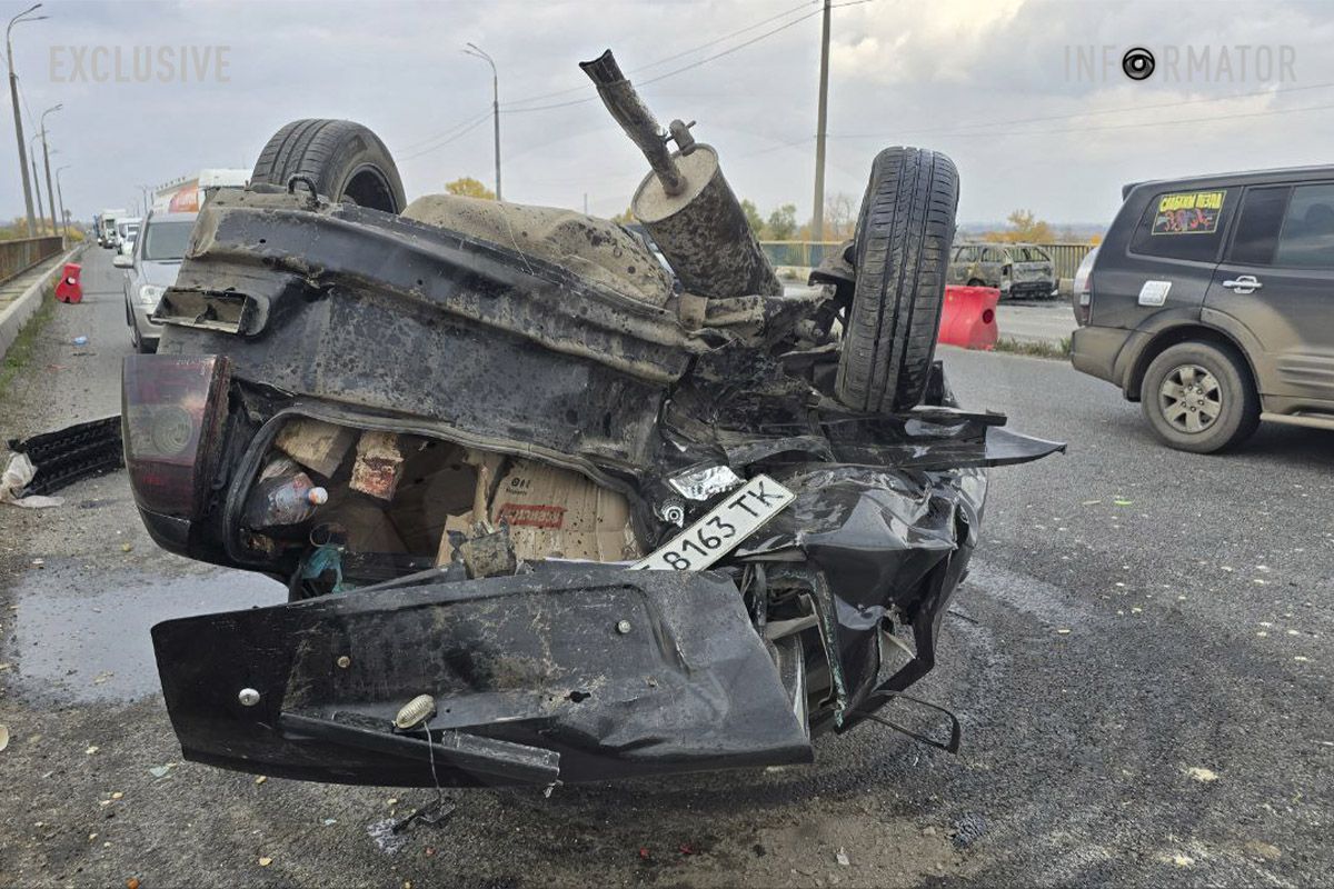 Перекинута на дах ВАЗ