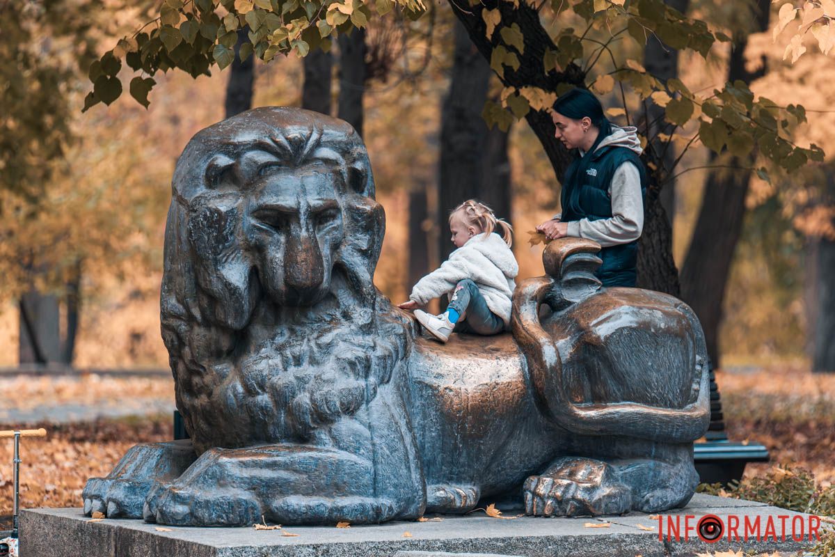 Как в Днепре выглядит парк Шевченко, покрытый золотистым одеялом осени 17