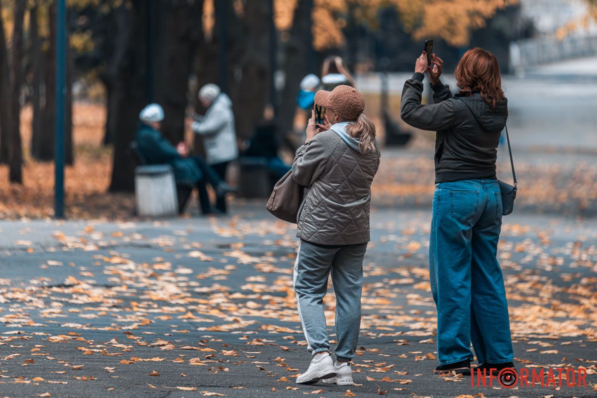 Как в Днепре выглядит парк Шевченко, покрытый золотистым одеялом осени 16