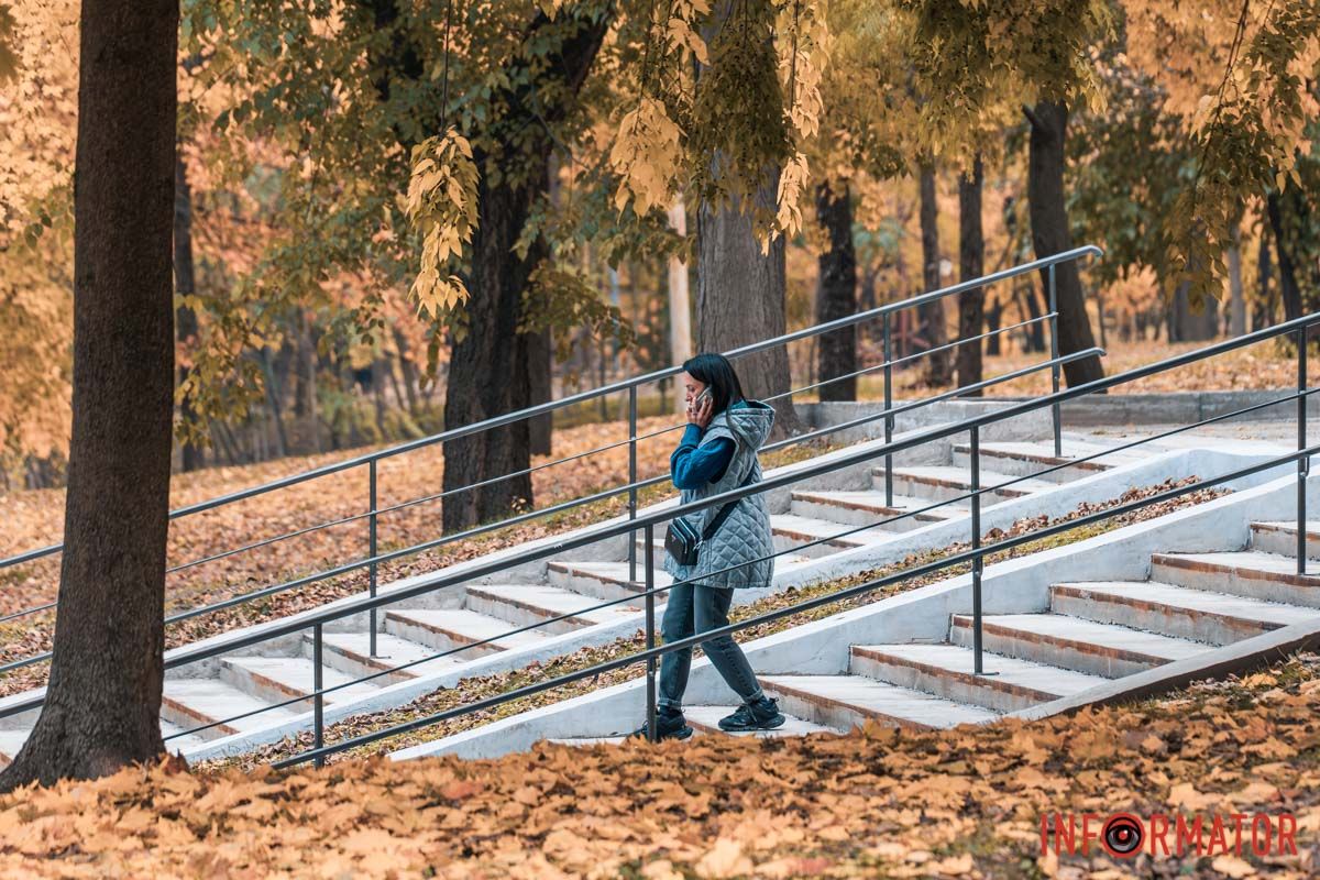 Как в Днепре выглядит парк Шевченко, покрытый золотистым одеялом осени 33