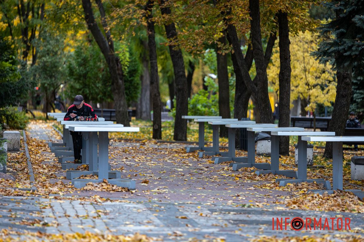 Час дуже швидкоплинний Останні теплі дні: у парк Шевченко у Дніпрі завітала «золота осінь» 5