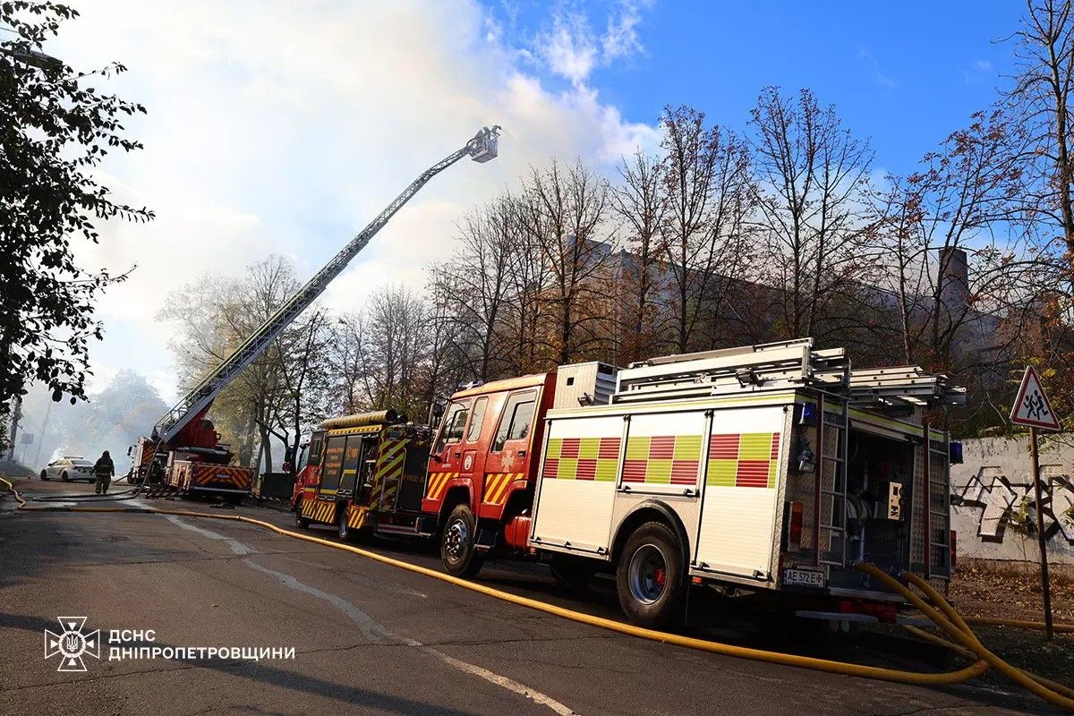 Площа пожежі склала 300 квадратних метрів