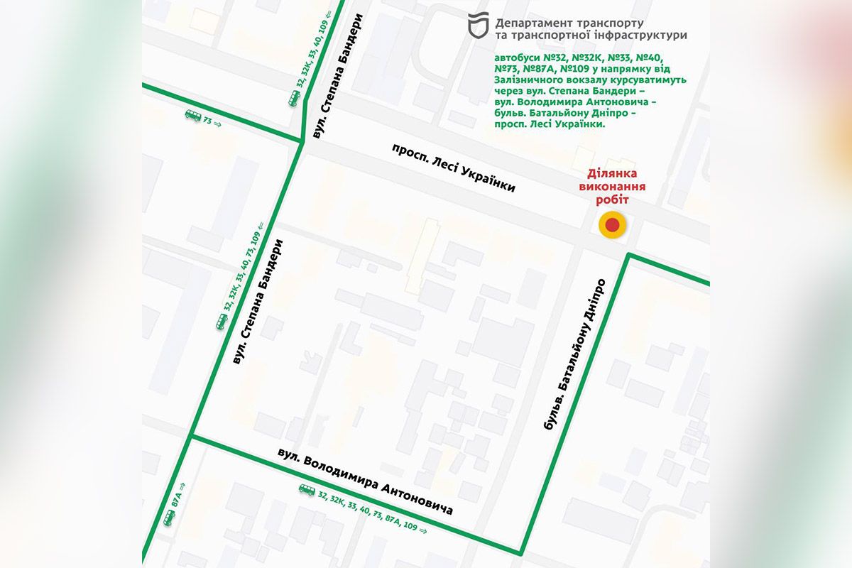 Зміни для автобусів