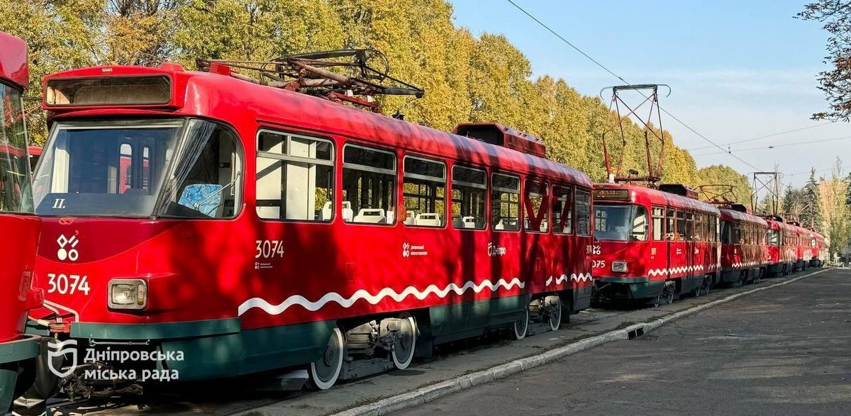 У Дніпрі 7 трамвайних вагонів з Лейпцига з 9 листопада курсують на маршруті №5 У Дніпрі 7 трамвайних вагонів з Лейпцига з 9 листопада курсують на маршруті №5