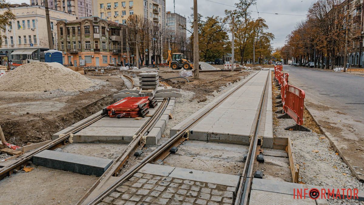 Планують замінити близько 150 метрів прямої ділянки трамвайних колій в напрямку проспекту Поля