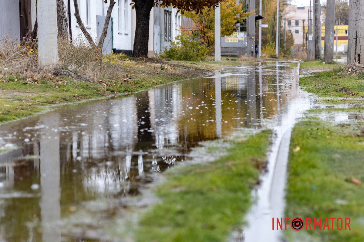 Трамвайні колії під водою