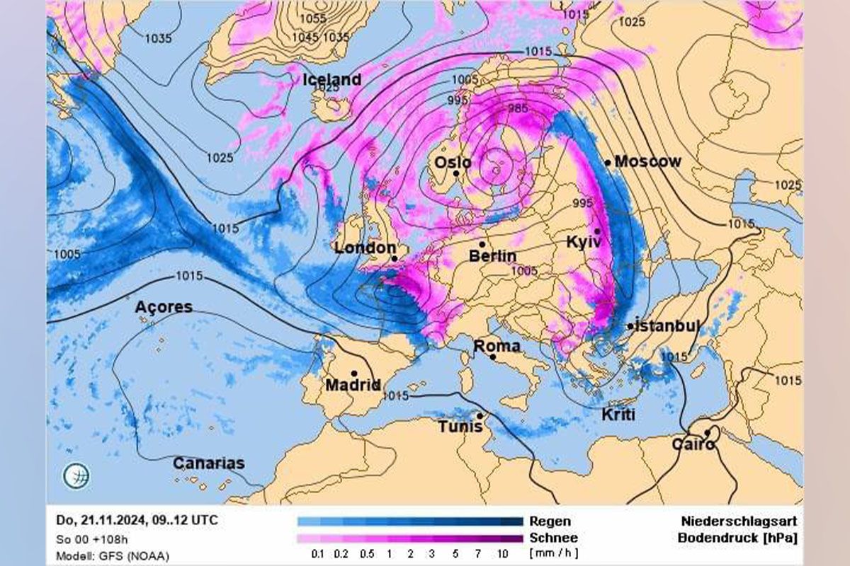 На Україну насувається атмосферний фронт