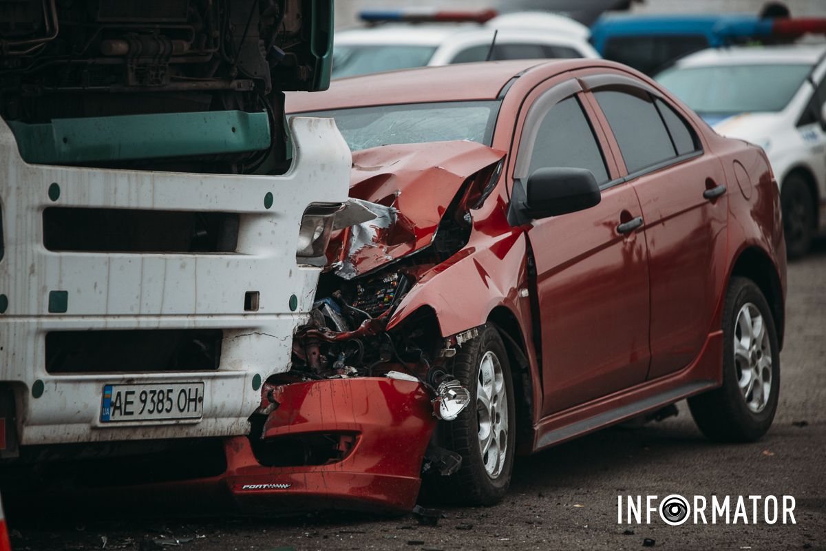 У комбината «Согласие» Mitsubishi столкнулся с грузовиком Man