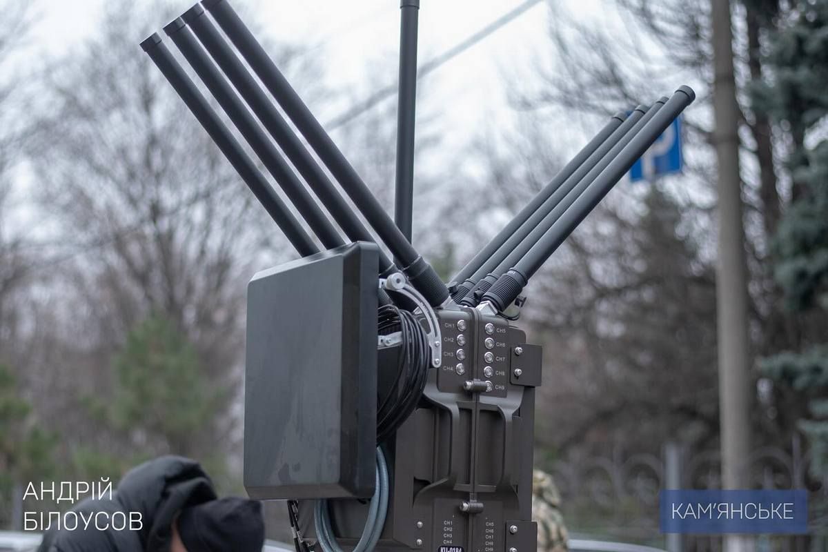 Комплекс радиоэлектронной борьбы  ТрО Каменского района получила антидроновые ружья и РЭБ «Кракен» 3