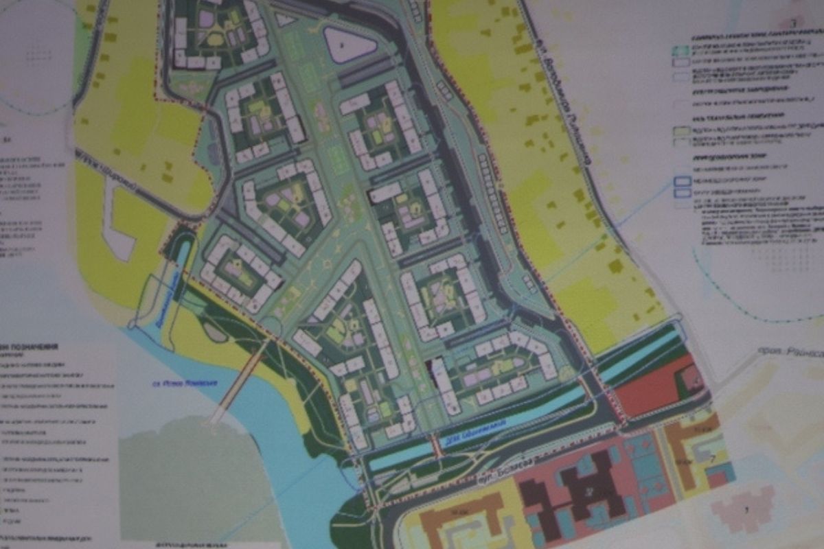 Земельный участок передали застройщикам