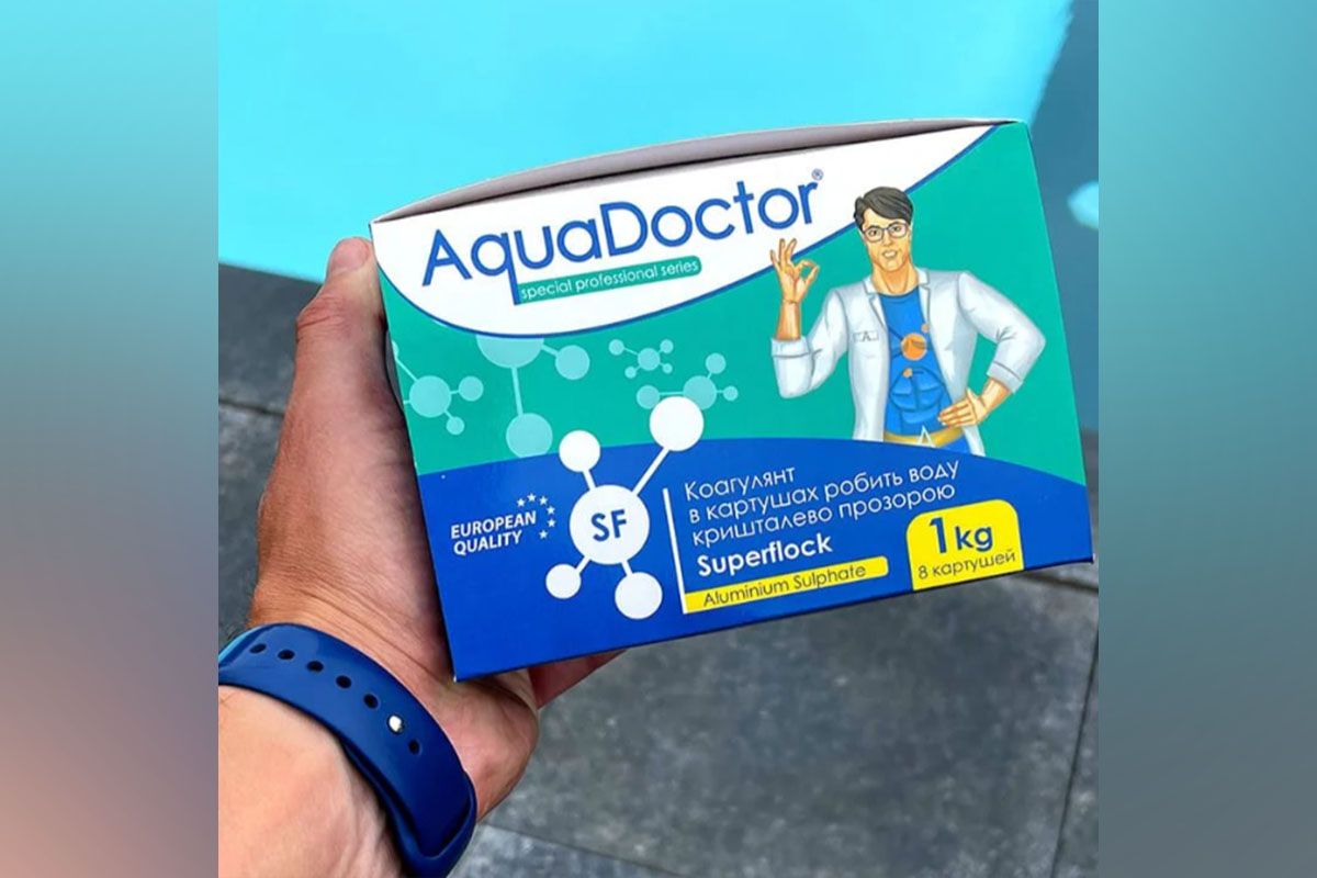 Коагулянты AquaDoctor Уход за бассейном – простые советы, чтобы вода всегда была чистой 2