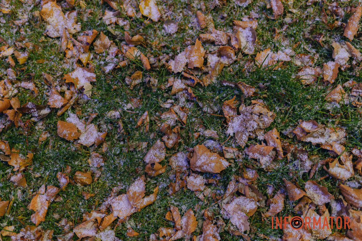 Не забудьте оставить под подушкой вкуснятина: в Днепре накануне Дня святого Николая пошел снег 13