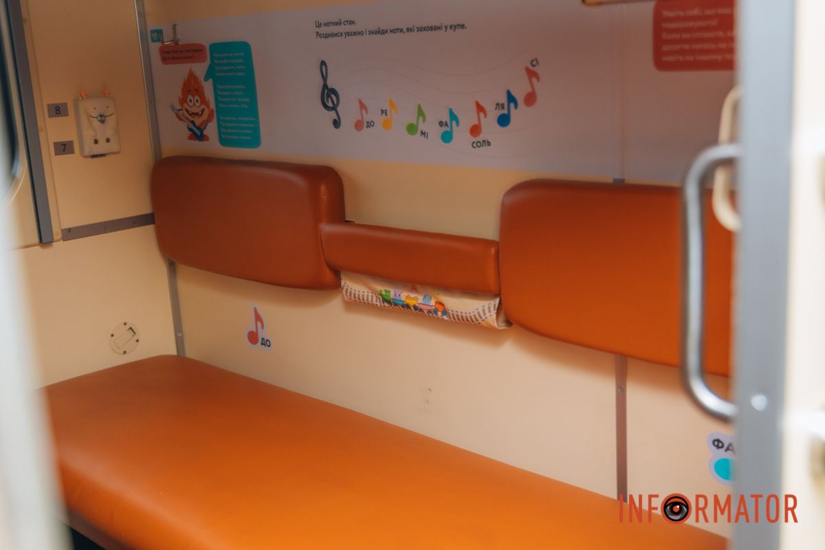 Уже вирушив з першими пасажирами до туристичних колисок України: у Дніпрі презентували дитячий вагон 14