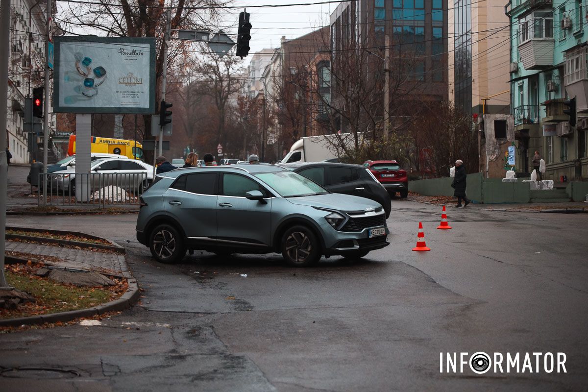 В пятницу, 6 декабря, на перекрестке улиц Гоголя и Шевченко произошла авария