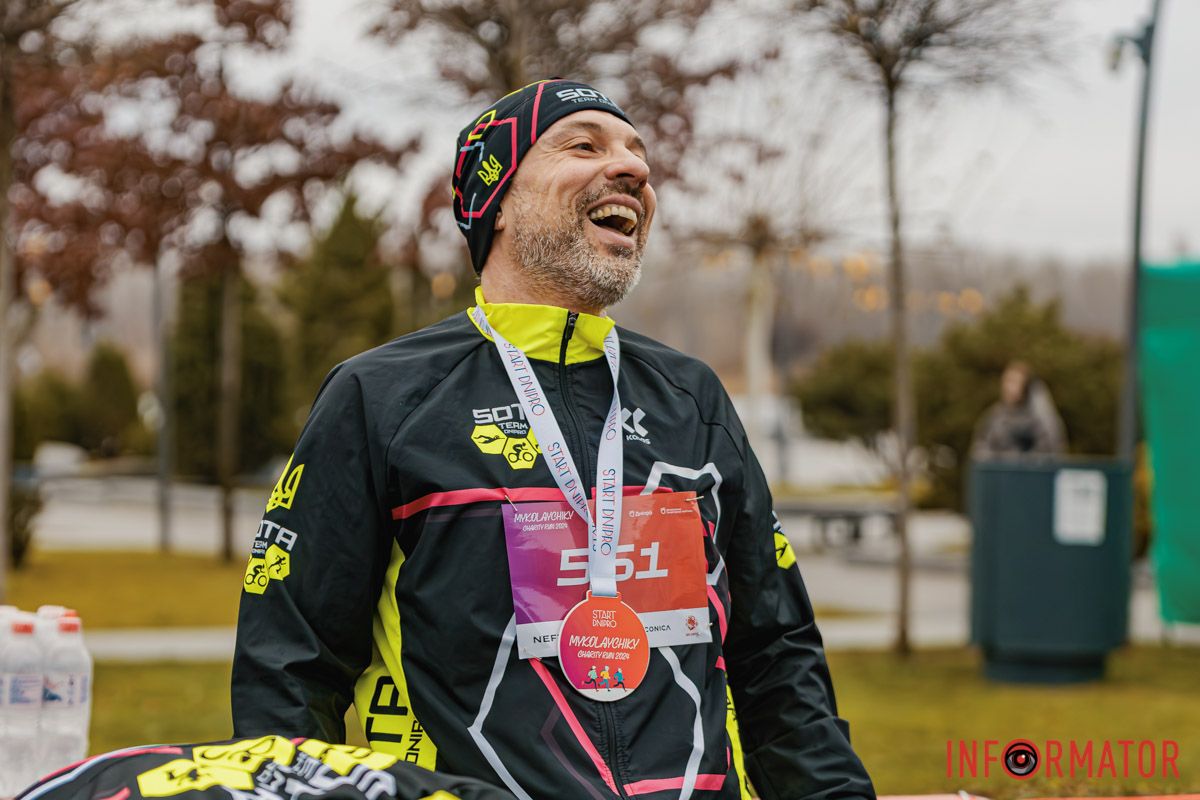 У Дніпрі 8 грудня пройшов традиційний благодійний забіг Миколайчиків 53