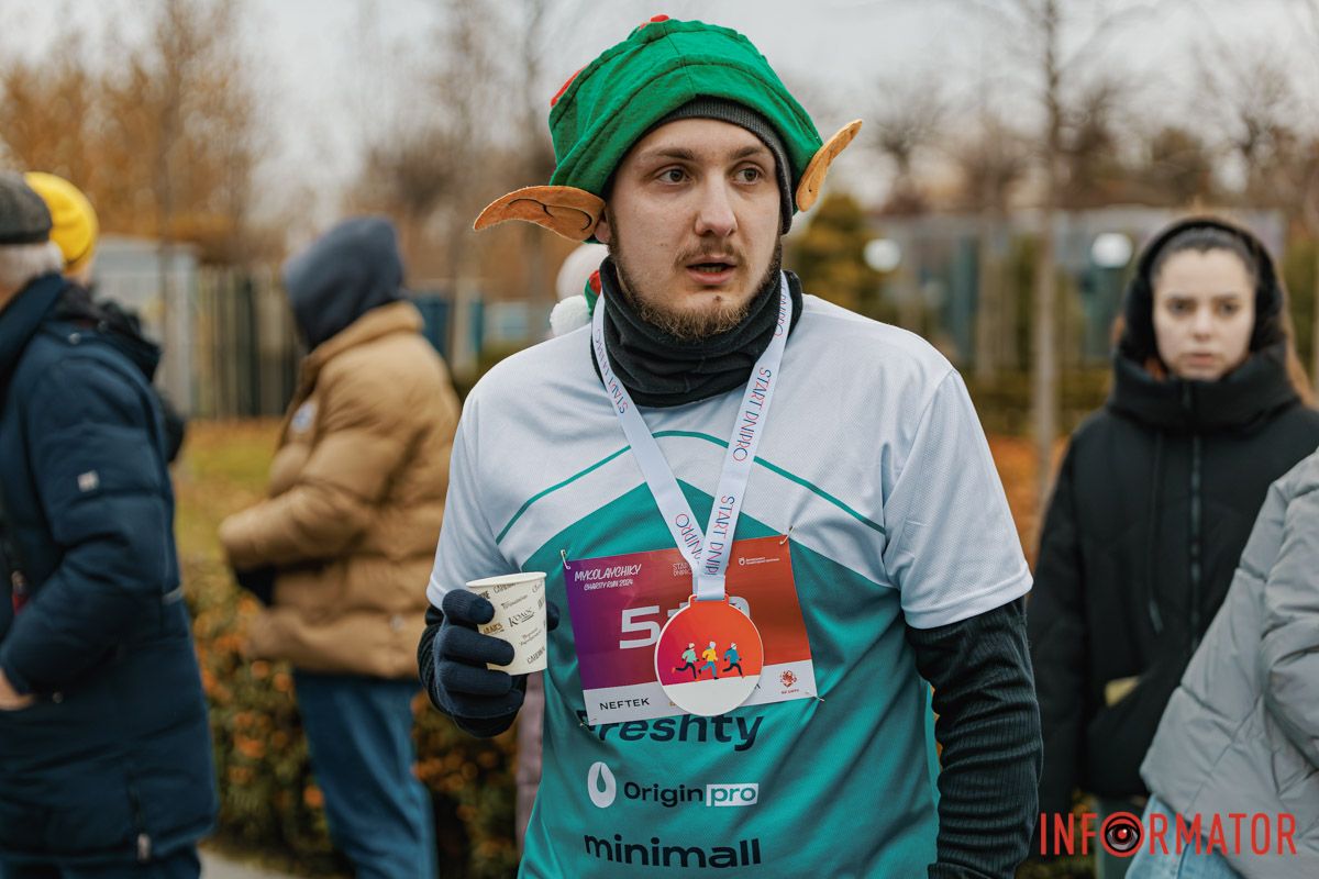 У Дніпрі 8 грудня пройшов традиційний благодійний забіг Миколайчиків 54