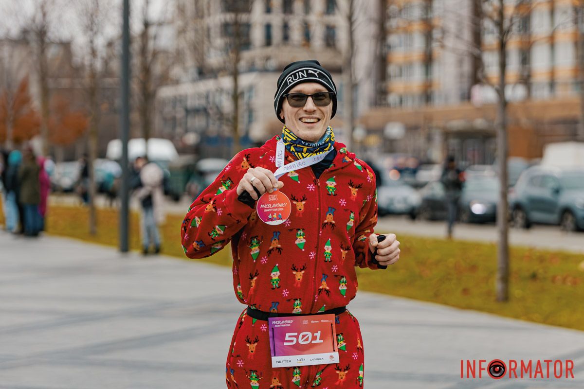 У Дніпрі 8 грудня пройшов традиційний благодійний забіг Миколайчиків 56