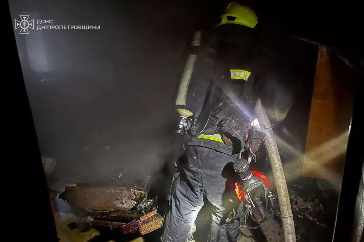 При тушении пожара в доме нашли тело мужчины