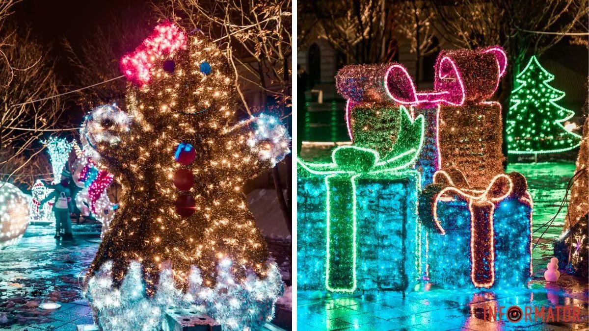 Где в Днепре могут установить праздничную иллюминацию к Новому году