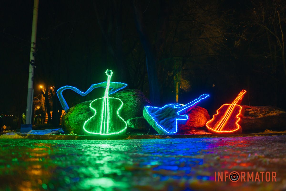 В Днепре в парке Шевченко царит рождественская атмосфера 6