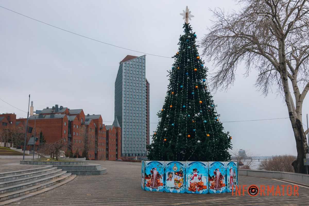 В Днепре к рождественским праздникам появляются фотозоны