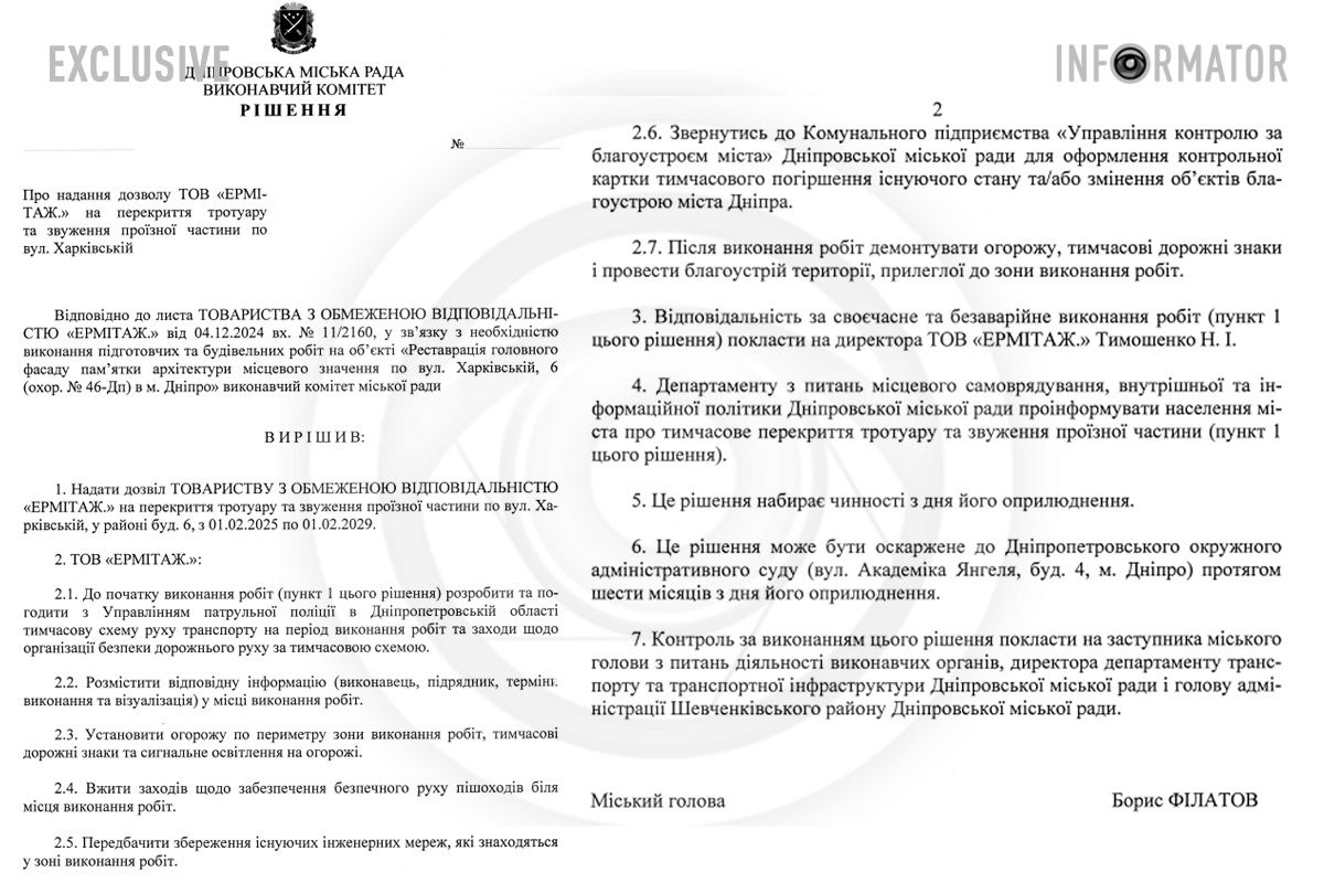 Проект решения исполкома Днепровского городского совета. Проект решения исполкома Днепровского городского совета.