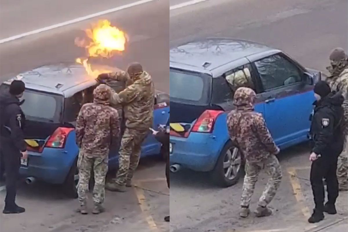 Скандал з ТЦК і поліцією у Вишгороді Скандал з ТЦК і поліцією у Вишгороді