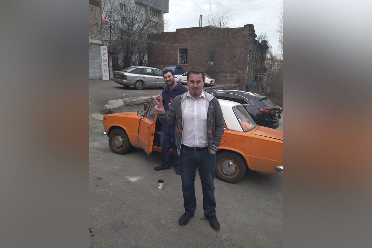 Журналист Андрей Никитин и активист Михаил Тонконогий. Журналист Андрей Никитин и активист Михаил Тонконогий.