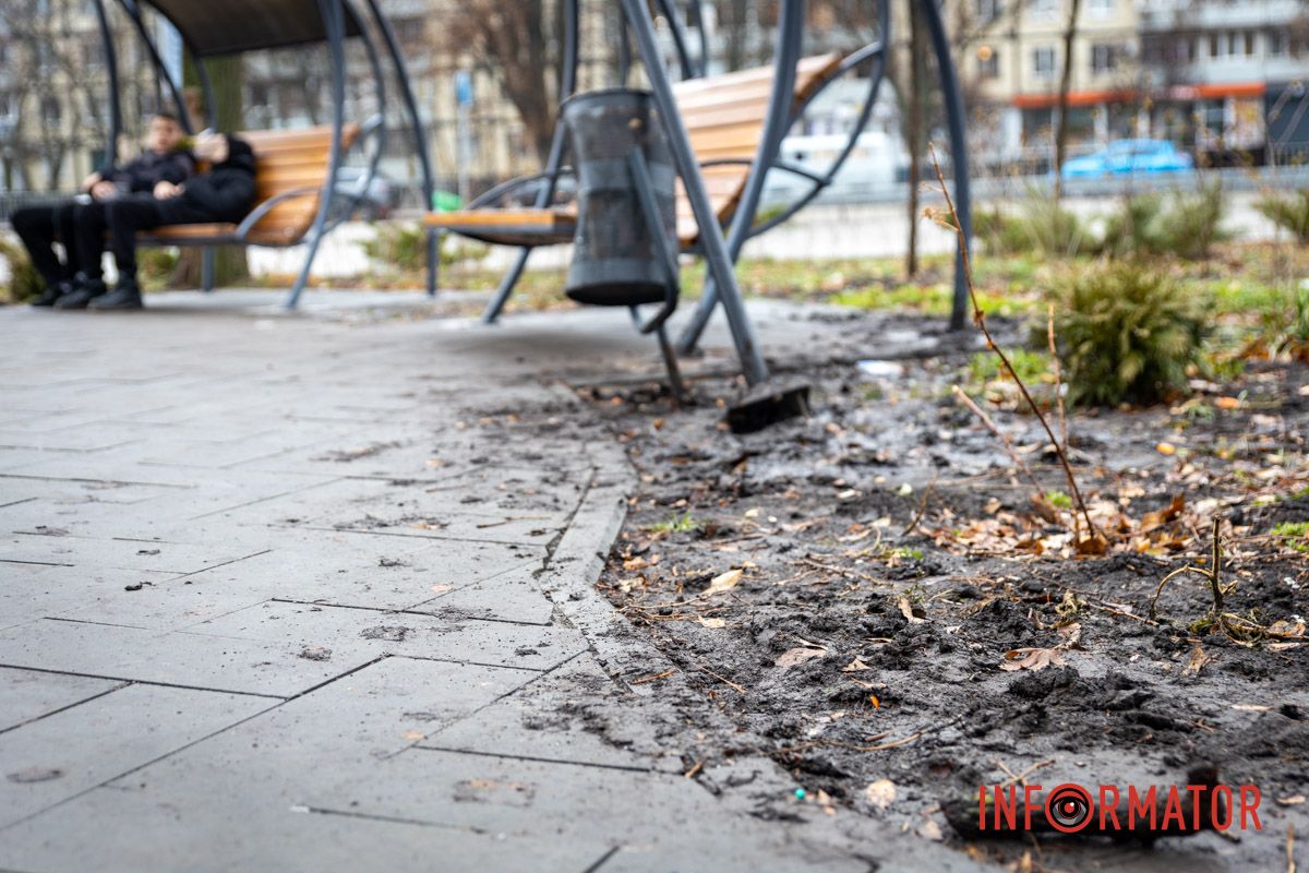 Местные жители обеспокоены состоянием сквера