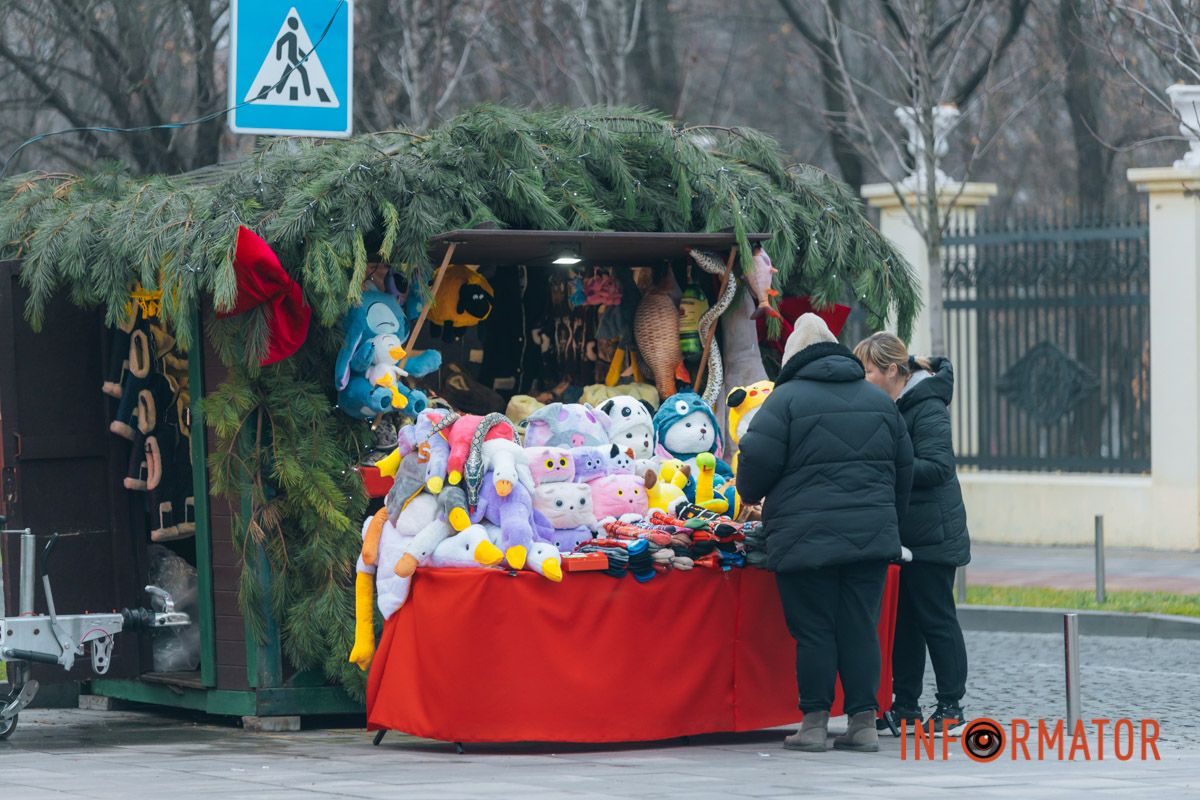 В Днепре у входа в парк Шевченко заработала новогодняя ярмарка с фотозоной: какие цены 30