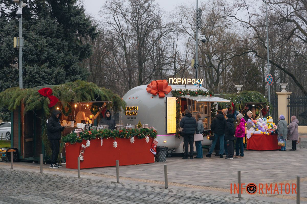 В Днепре у входа в парк Шевченко заработала новогодняя ярмарка с фотозоной: какие цены 33