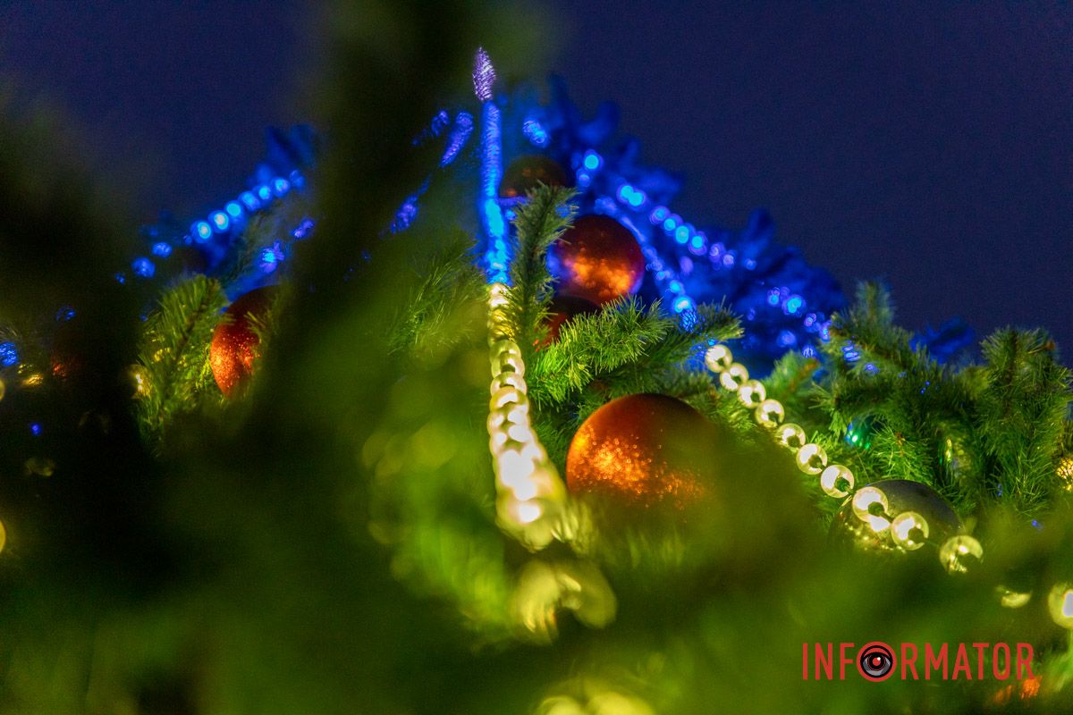 Святий Миколай, Ґрінч і тваринки: у сквері Прибережний засяяла новорічна ялинка 7