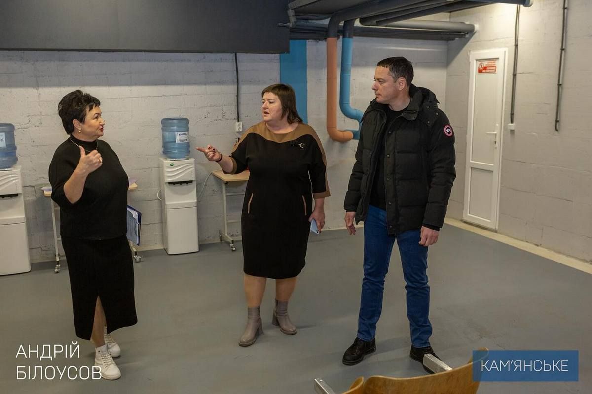 Ремонт выполнили в рамках программы первой леди Елены Зеленской В Каменском открыли после капитального ремонта обновленные столовые в двух лицеях 3