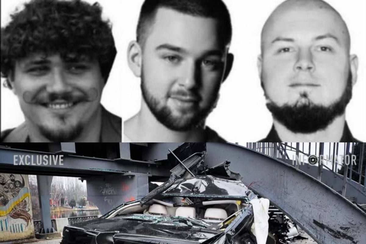 Три погибших в ДТП мужчины. Фото: "Днепр Оперативный"