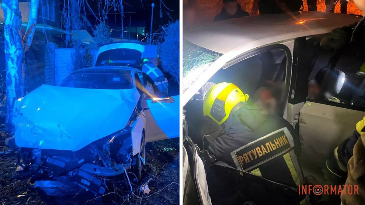 У Дніпрі на Петра Яцика зіткнулись Audi та Skoda: двох постраждалих забрала «швидка»