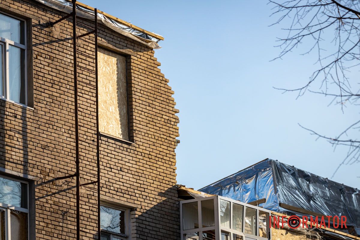 Оно должно уберечь конструкции от разрушения В Днепре уже 8-й месяц за 13 миллионов ремонтируют дом, в который попала российская ракета 3