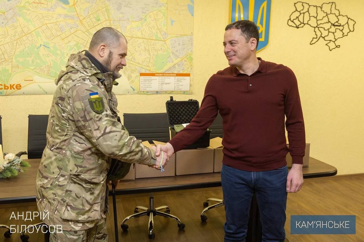 Захисникам із ТрО Кам’янського району передали 8 приладів нічного бачення Захисникам із ТрО Кам’янського району передали 8 приладів нічного бачення 1