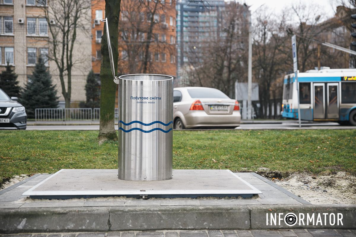 В Днепре во время войны закупили 20 подземных мусорных баков за более 6 миллионов гривен 5