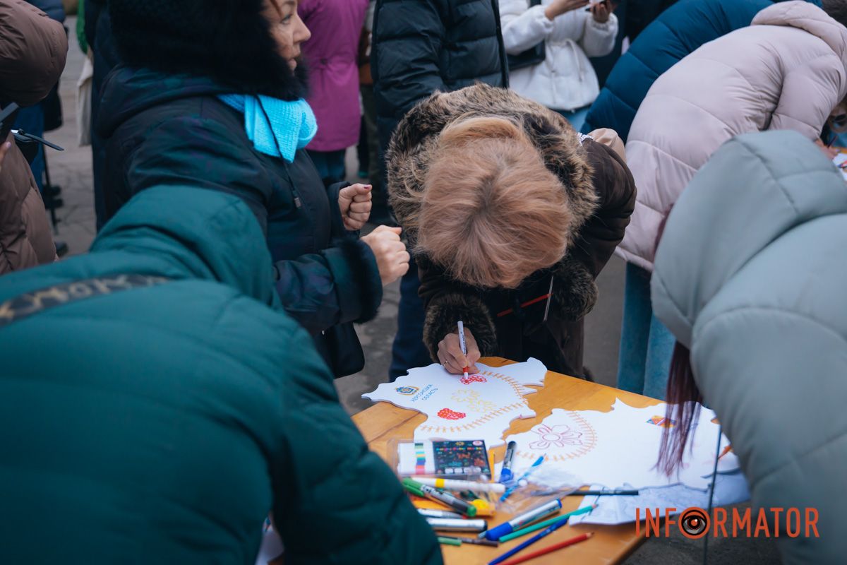День Соборності у Дніпрі: створення унікальної інсталяції, урочистості та “міст єдності” 20