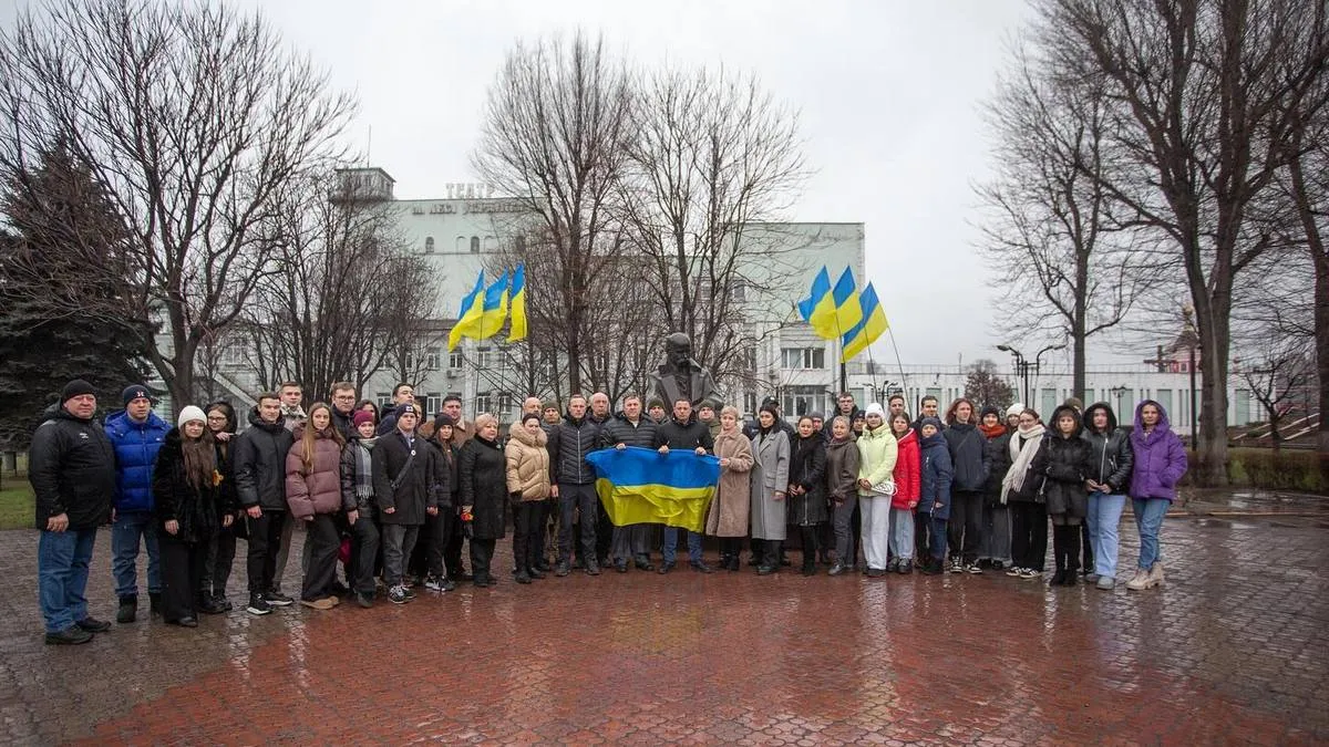 У Кам’янському відзначили День Соборності України