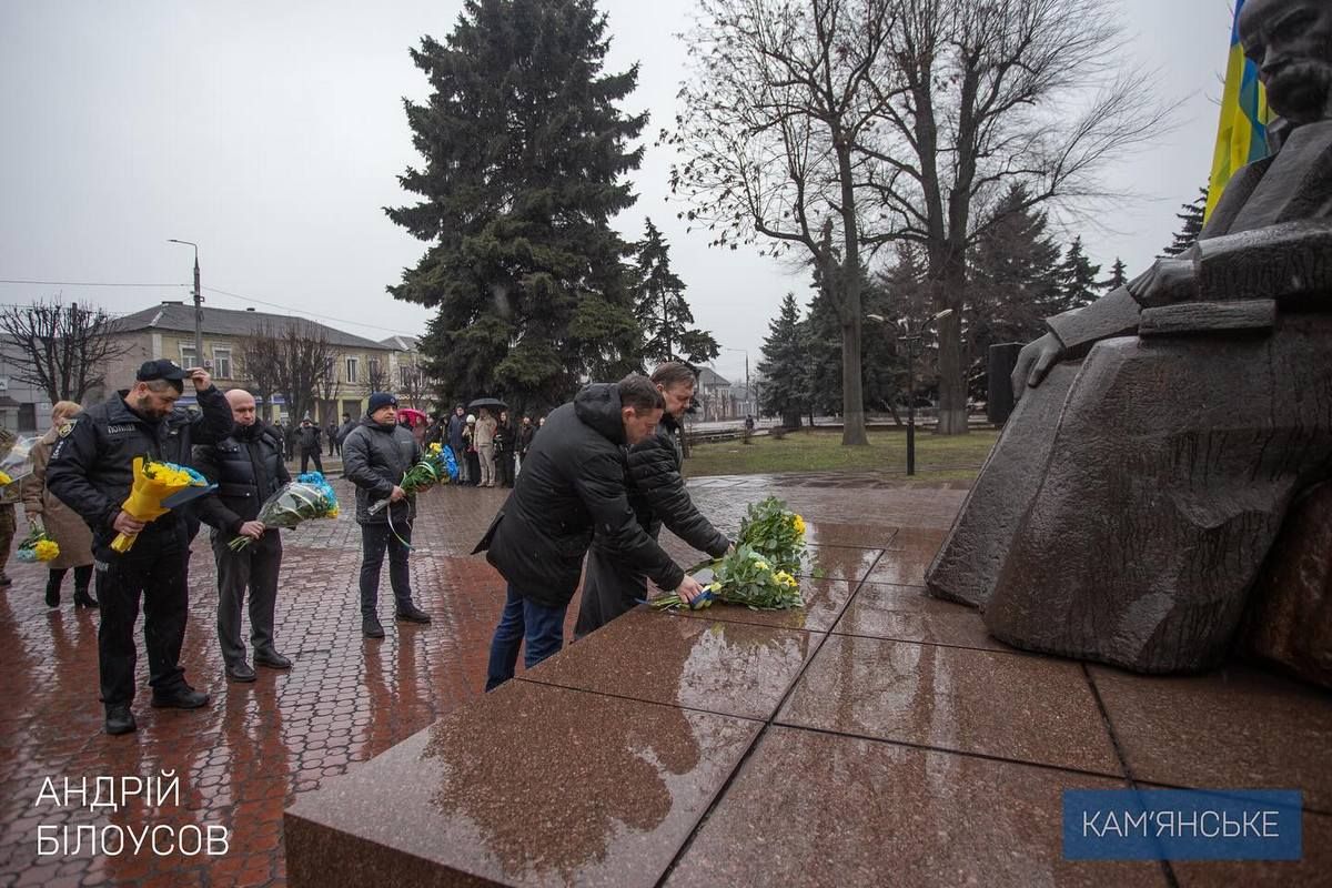В Каменском отметили День Соборности Украины 1