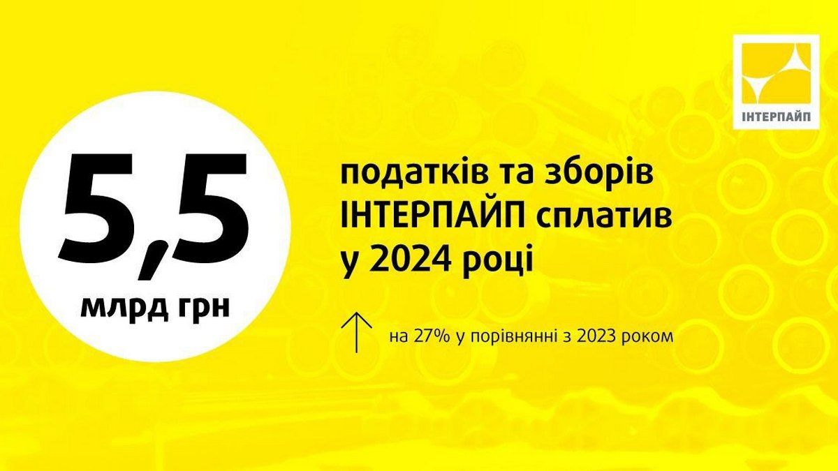 «Интерпайп» Пинчука уплатил 5,5 миллиарда гривен налогов и сборов за прошлый год