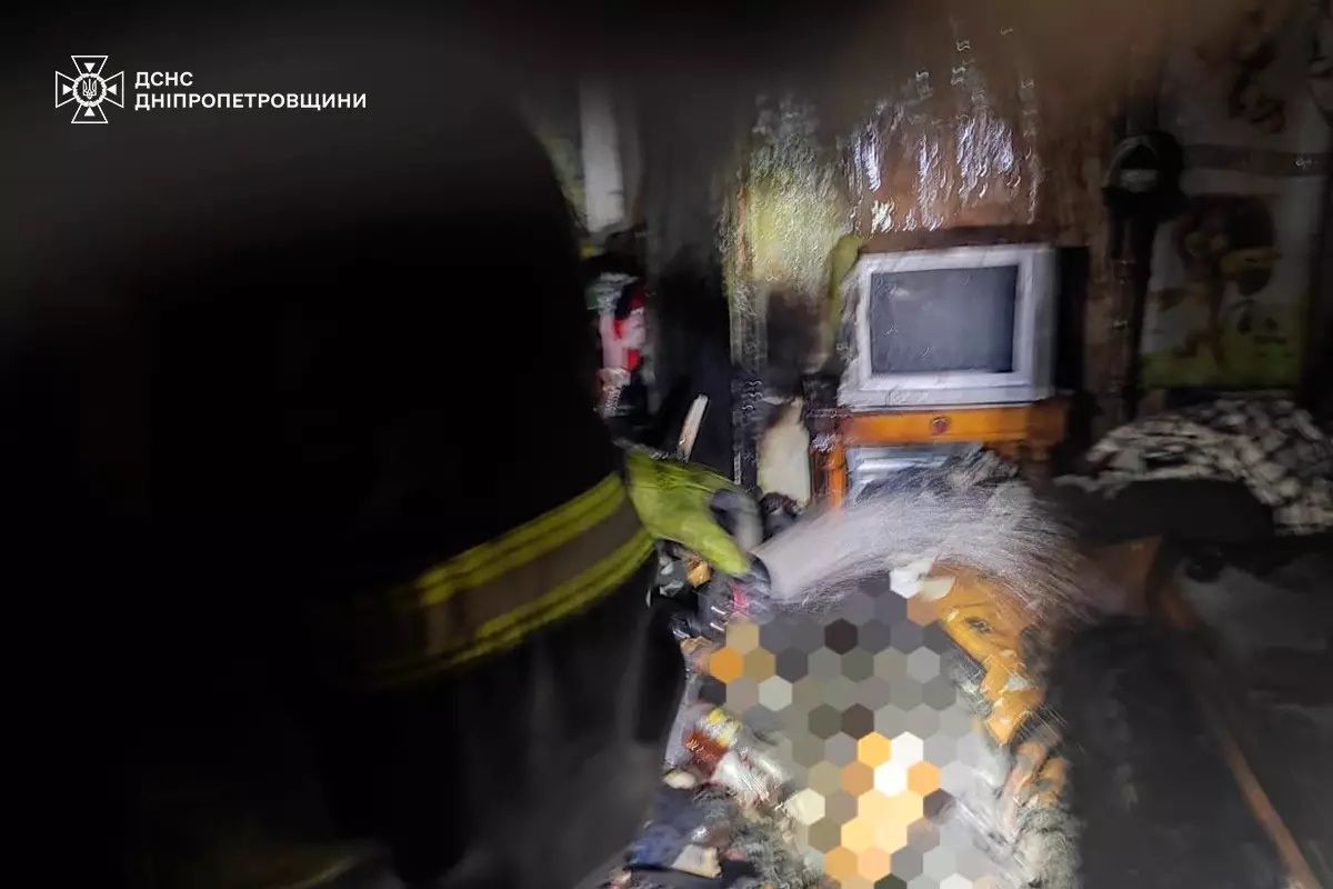 При тушении пожара в доме нашли тело мужчины