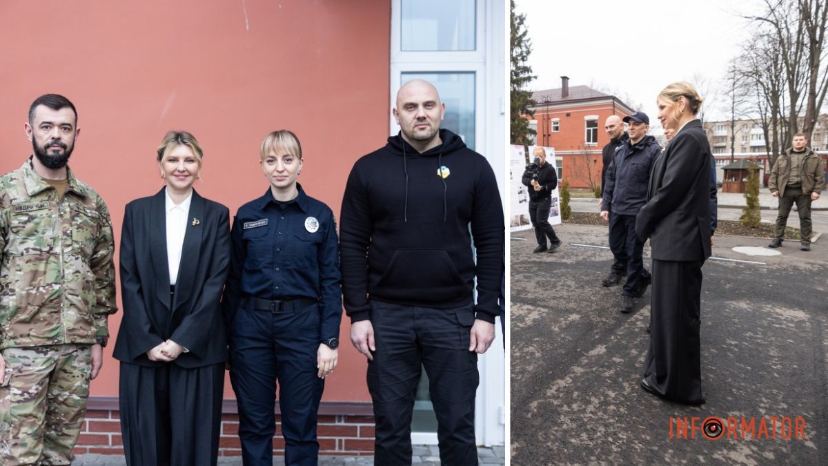 Зеленская приехала в Днепропетровскую область с рабочим визитом