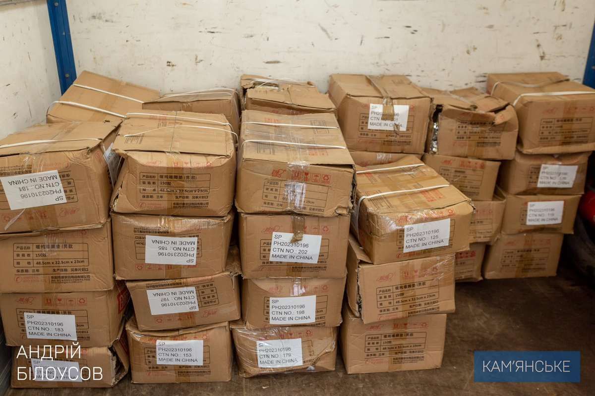 У Кам’янському передали до 3-ї штурмової бригади близько 10 тисяч грілок 5