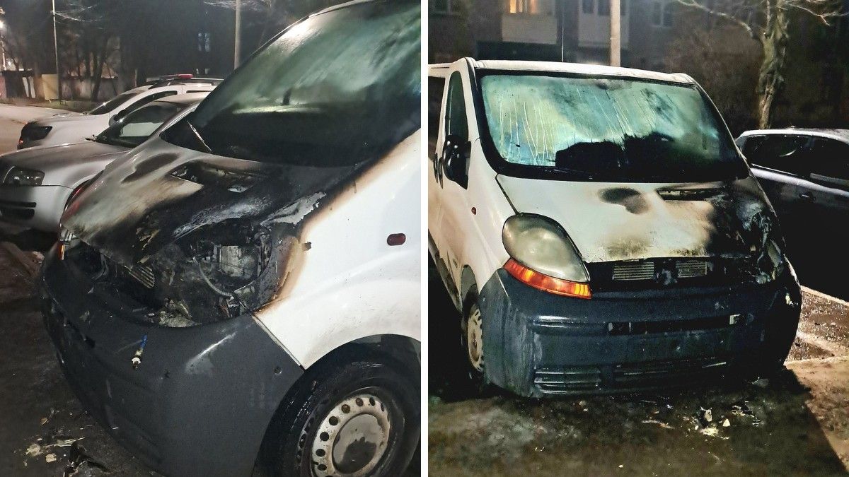 На вулиці Телевізійній, 1, згоріла автівка оператора Інформатора Дмитра Дворського На вулиці Телевізійній, 1, згоріла автівка оператора Інформатора Дмитра Дворського