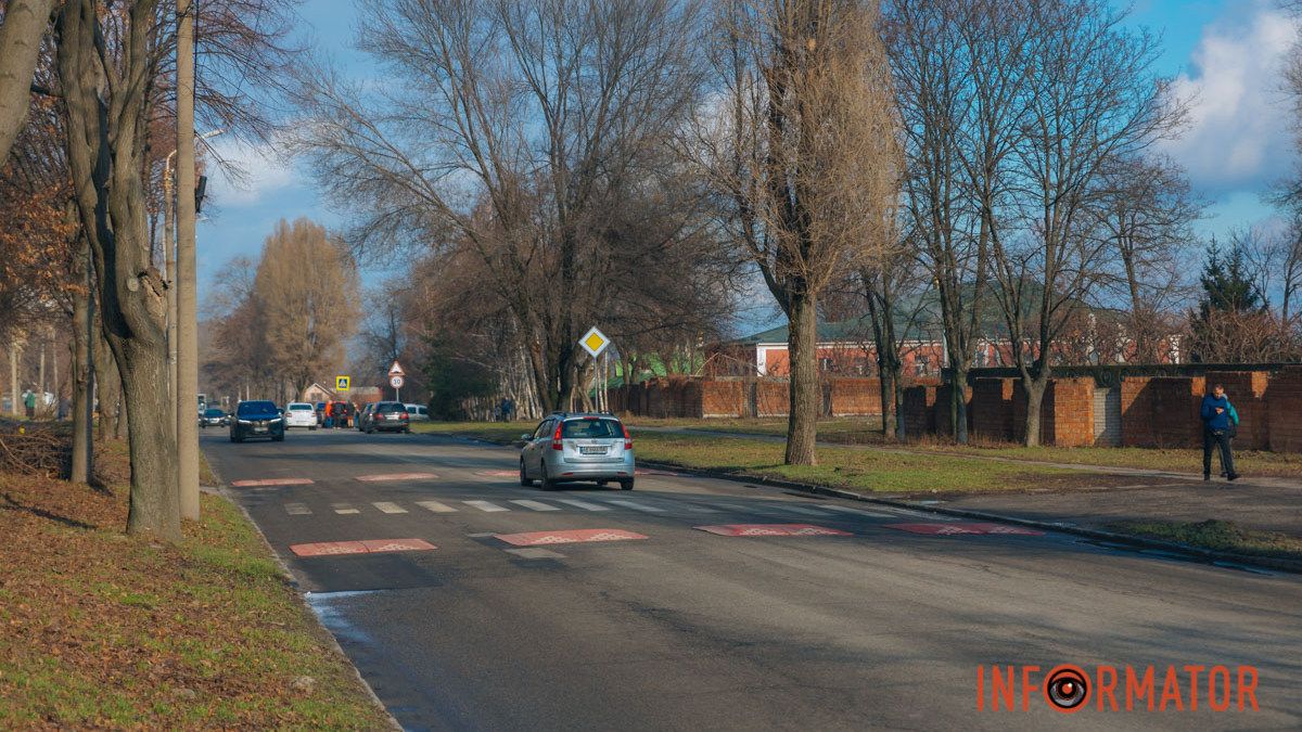 В Днепре на Надежды Алексеенко появились ограничители движения