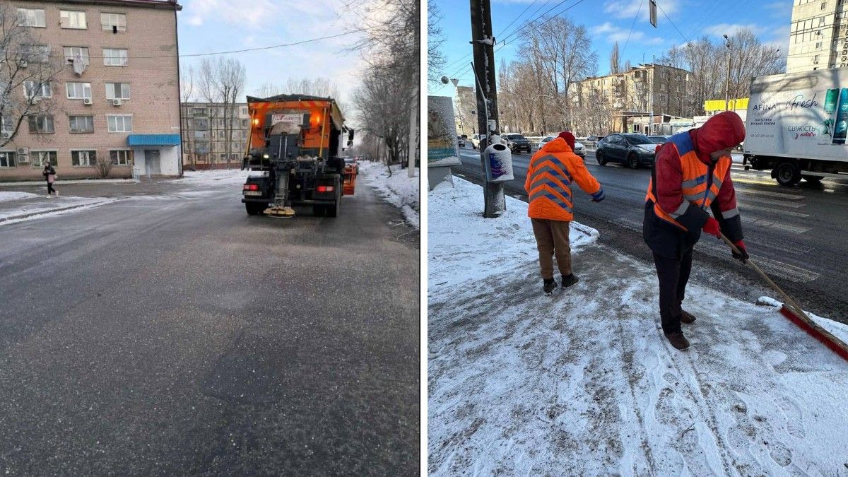 Использовали почти 400 тонн песчано-соляной смеси: справились ли коммунальщики со снегопадом в Днепре