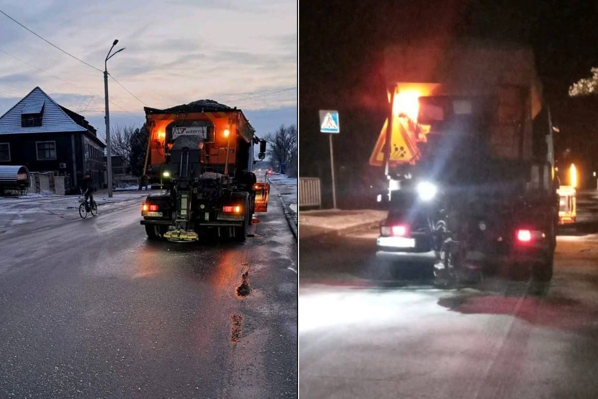 4 лютого у Дніпрі випав сніг